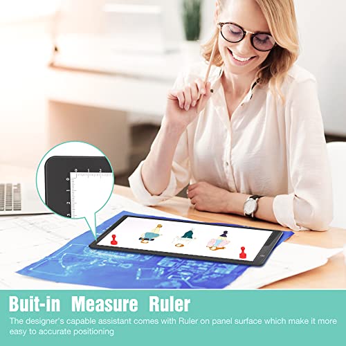comzler Light Board, A4 Tracing Light Box, Magnetic Light Pad, Light Table for Tracing, LED Light Drawing Board, Sketch Pad LED Light Drawing Pad, comzler