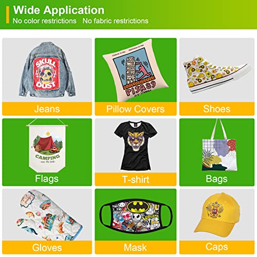 CenDale DTF Transfer Film and Powder Kit - 30 Sheets A4 DTF Film for Sublimation, 14oz White Medium DTF Powder, Direct-to-Film Transfer for Any CenDale