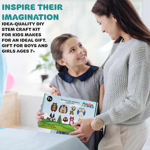 MOMOTOYS Kids Sewing Kits for Kids Ages 8-12 - Boost Confidence & Improve Dexterity -Beginner Sewing Kit for Kids -Kids Felt Sewing Kit - Sew MOMOTOYS