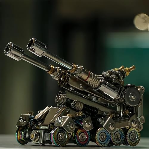 ZUNPINSPACE 3D Metal Model Kit Mechanical Tank 3D Metal Puzzle DIY Metal Assembly Kit 3D Metal Art Puzzle Metal Model Kit - High end Men's Gift ZUNPINSPACE