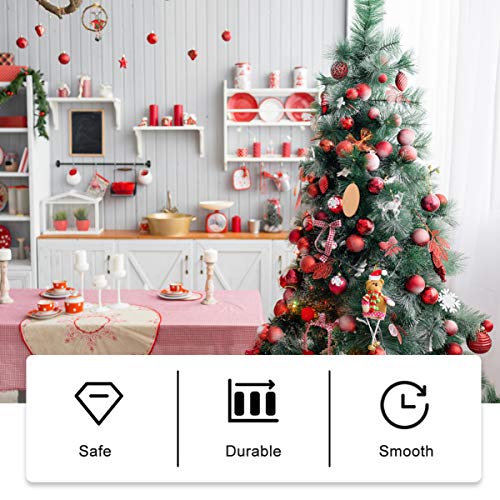 MAGICLULU 60pcs Pieces Oval Wood Trim Unfinished Christmas Wooden Cutout Oval Chips Wooden Slices Ornament Wood Slices Wood Slabs Wooden Craft Shapes MAGICLULU