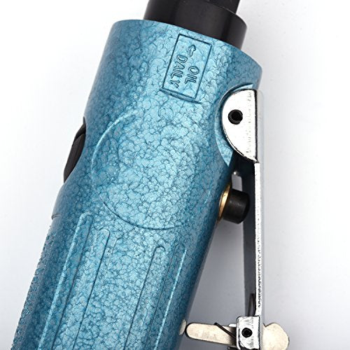 SHININGEYES Air Die Grinder with 1/4" and 1/8" Collets Air Compressor Tool, Air Straight Grinder and Air Angle Grinder (straight grinder) SHININGEYES