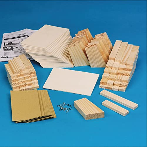 Unfinished Wood Bird Feeders, Unassembled (Pack of 12) S&S Worldwide