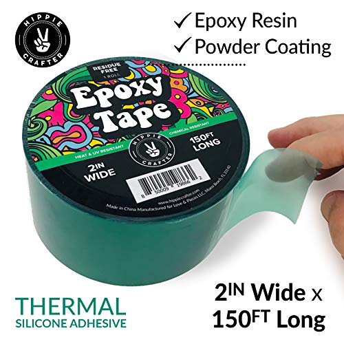 Resin Tape for Epoxy Resin Molding and Epoxy Mold Release for Epoxy Resin Thermal Adhesive Tape for Micro Pour Epoxy Resin Tape and Form with UV HIPPIE CRAFTER