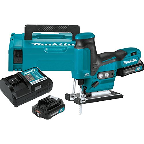 Makita VJ05R1J 2.0Ah 12V max CXT Lithium-Ion Brushless Cordless Barrel Grip Jig Saw Kit Makita