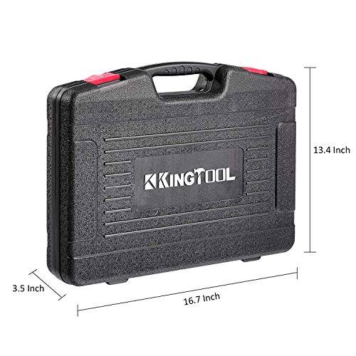 KingTool 87 Pc. Advanced Wood Chisel Set with Storage Case Including Superior Chisels | Heat-Treated Cr-V Alloy Blades Premium Chisel Set for KINGTOOL