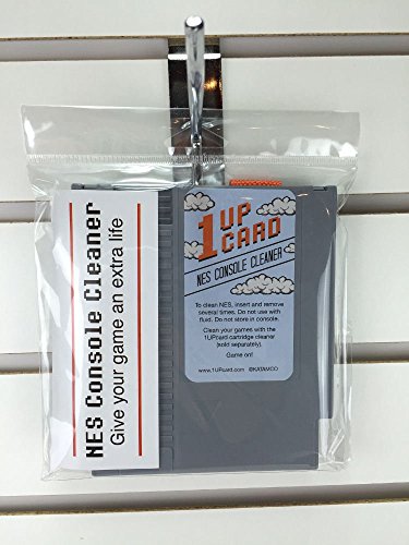 1UPcard Video Game Console Cleaner Compatible with NES (Nintendo Entertainment System) 1UPcard