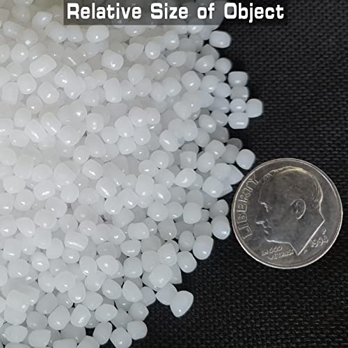 2 LBS Refill Plastic Pellets Rock Tumbling Media for Rock Tumbler, Rock Polisher, Stone Tumbler, Protect and Cushion Fragile Stones and Reduce HDongany