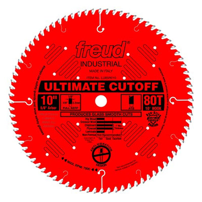 Freud LU85R010: 10" Carbide Tipped Saw Blade for Crosscutting