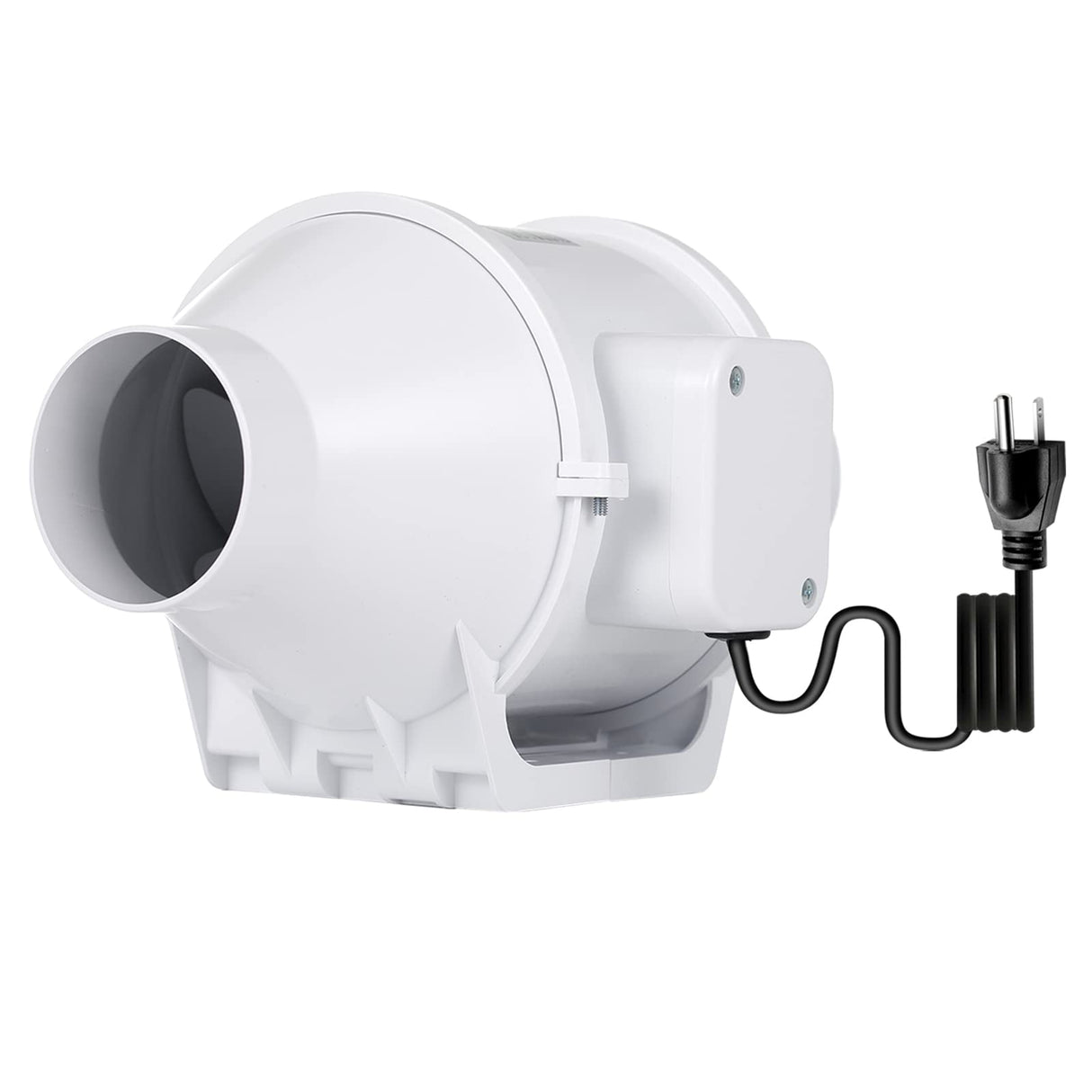 Hon&Guan 3 Inch Duct Fan, High Efficiency Inline Fan Mixed Flow Ventilation System Exhaust Air Fan for Bathroom, Kitchen, Grow Tent, 3D Printer (S Hon&Guan