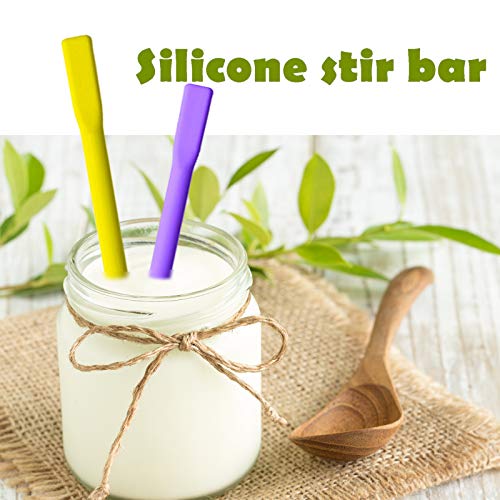IHUIXINHE 18 Pcs Silicone Stir Sticks Set, Include 3 Pcs Silicone Spatula, 5 Pcs Silicone Epoxy Brushes, 4 Pcs Silicone and 6 Pcs Plastic Stir IHUIXINHE