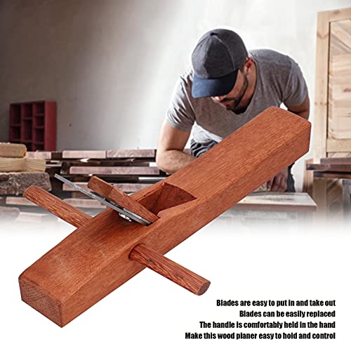 Hand Planer Hand Held Bench Wooden Carpenter Woodcraft Tool For Wood Planing Trimming, Surface Smoothing(400) ASHATA