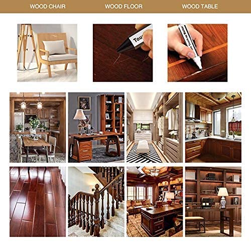 Furniture Repair Kit Wood Markers Wax Sticks, for Stains, Scratches, Wood Floors, Tables, Desks, Carpenters, Bedposts, Touch Ups, and Cover Ups (21) DAIXISM