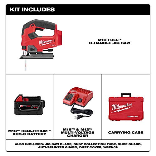 Milwaukee (MLW273721) M18 FUEL D-Handle Jig Saw Kit Milwaukee