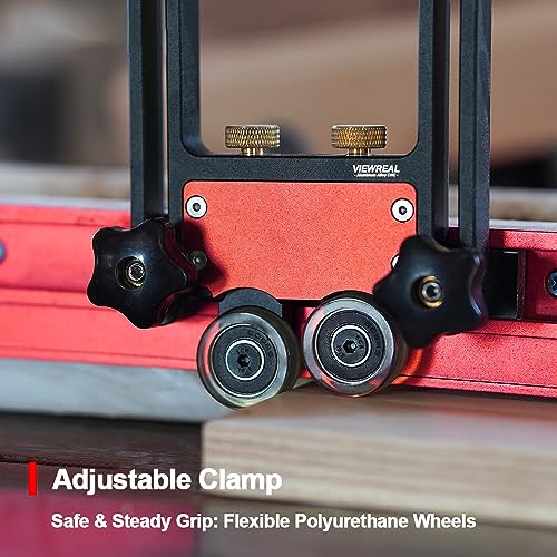 Versatile Bearing Roller Featherboards for Table Saw and Router Table Fence: Precise Cutting and Enhanced Safety with Featherboards for Table Saw ViewReal