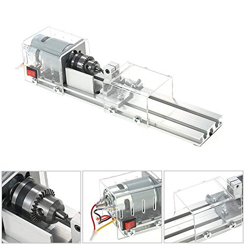 OPHIR Mini Wood Lathe Milling Machine DIY Wood Working CNC Mini Wood Lathe Tools 100W 24V OPHIR