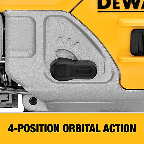 DEWALT 20V MAX Jig Saw, Cordless, Barrel Grip, 3,200 Blade Speed, Bare Tool Only (DCS335B) DEWALT