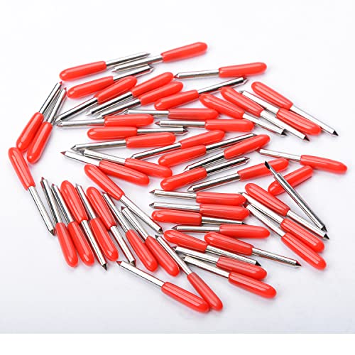 CJRSLRB 60Pcs Replacement Cutting Blades for Cricut Explore Air 2 /Air 3/Maker/Maker 3/Expression, 45 Degree Standard Fine Point Blade for Most Vinyl CJRSLRB