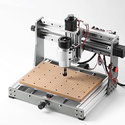 Genmitsu CNC MDF Grid Spoilboard for 3020 CNC Router Machine, Compatible with 3020-PRO Max Perfectly, 300 x 200 x 12mm, M6 Holes (6mm), Screws and Genmitsu