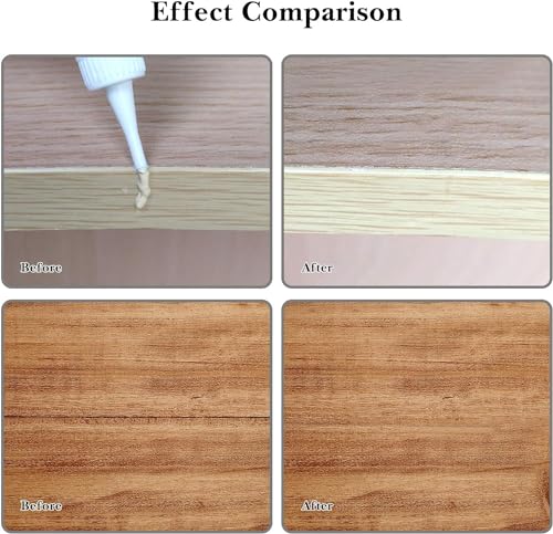 SEISSO Furniture Repair Kit, Wood Floor Repair Kit, Furniture Scratch Repair Wood Fillers, 12 Colors Touch Up for Wood Scratches, Stains, Floors, SEISSO