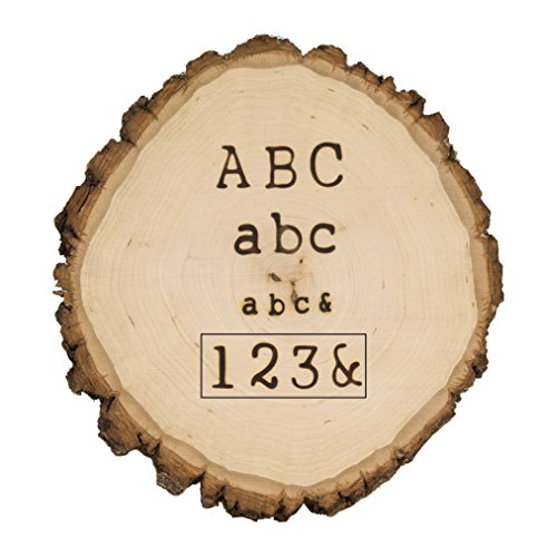 Walnut Hollow HotStamps Numbers & Symbols Set for Branding and Personalization of Wood, Leather, and Other Surfaces Walnut Hollow