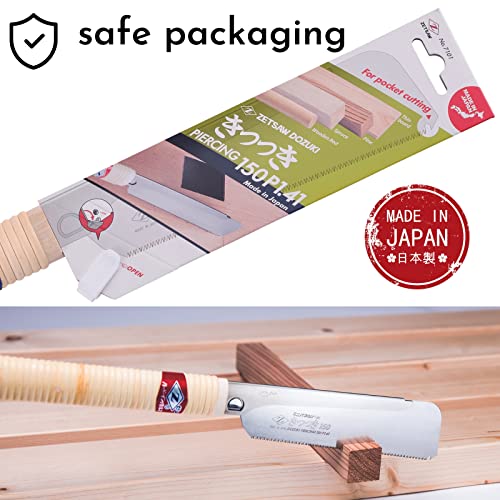 Z-saw DOZUKI PIERCING Japanese Pull Saw 150mm, Dovetail, Tenon, for Woodworking 7101 Z-saw