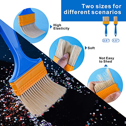 LET'S RESIN Resin Polishing Strips Kit,33Pcs Resin Supplies with Sandpaper,Resin File Kit &Blocks,Scissors,Wooden Brush,Cloth,Resin Tools for Epoxy LET'S RESIN