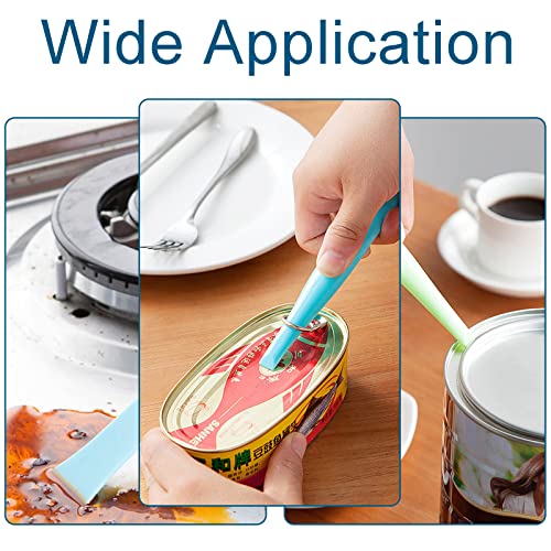 6 Pieces Non-Scratch Plastic Scraper Tool, Carbon Fiber Plastic Cleaning Scraper Tool Stiff Multipurpose Label Scraper for Remove Stickers, Oil Litoexpe