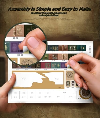 Kisoy Dollhouse Miniature with Furniture Kit, Handmade DIY House Model for Teens Adult Gift (William' s Magic House) Kisoy