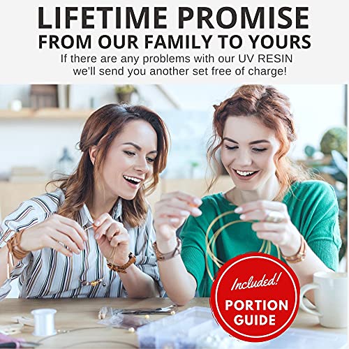 Piccassio UV Resin Clear 200g - Upgraded Hard Type UV Glue - Rapid Cure Craft Resin Using UV Light - Casting and Coating - Make DIY Crafts - Jewelry, Piccassio