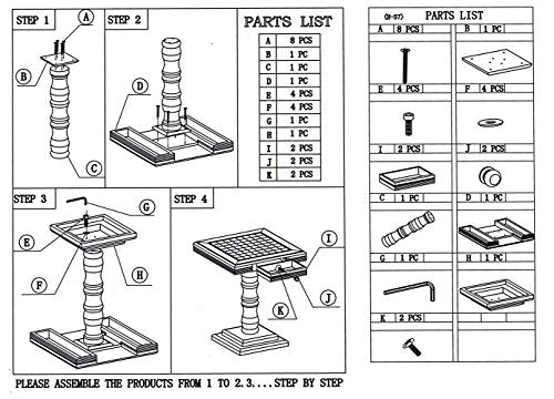 Frenchi Furniture Table, 27.58 in x 22.06 in x 22.06 in, Mahogany Frenchi Furniture