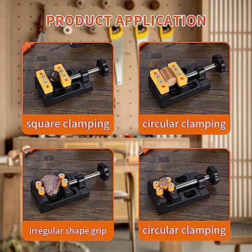 Mini Bench Clamp Flat Jewelry Carving Tool Mini Flat Clamp Diy Multifunctional Tool Mini Vise Clamp Walnut Carving Olaismln