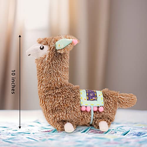 HKKYO Arts and Crafts for Kids Ages 8-12, Llama Sewing Kit for Kids, Make Your Own Stuffed Animal Kit, Alpaca Craft Sewing Kit, DIY Plush Craft HKKYO