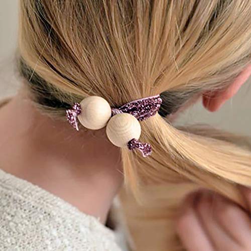 BigOtters Wood Beads, 25mm 1Inch Natural Round Wooden Beads Unfinished Loose Wood Beads Crafts Round Ball Wooden Spacer Beads for DIY Craft Halloween BigOtters