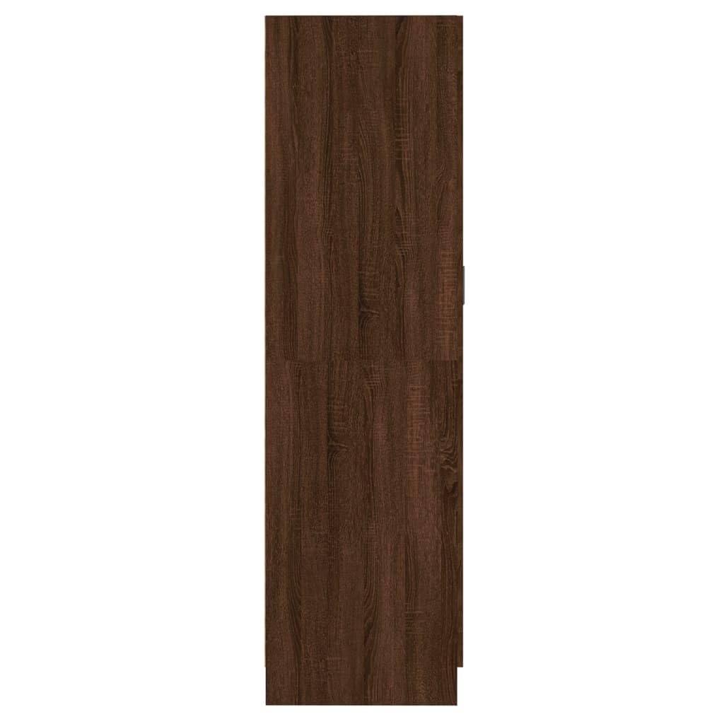 RUtavm Furniture Set-Wardrobe Brown Oak 82.5x51.5x180 cm Engineered Wood RUtavm