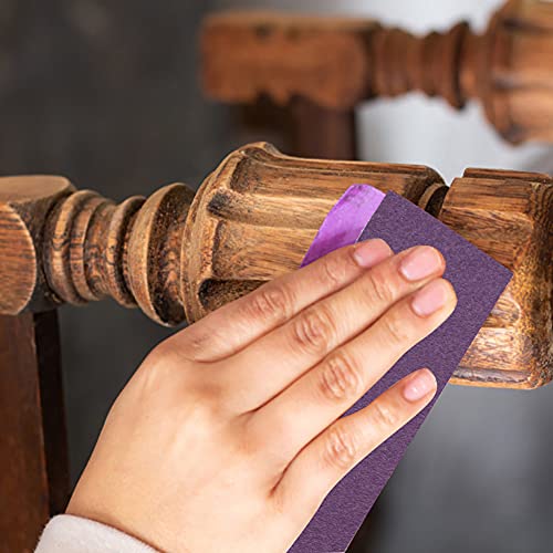 Sandpaper 120 Grit,Wet Dry Sanding Sheets,High Performance Ceramic Abrasive Sand Paper for Wood Furniture Finishing,Metal Grinding,Automotive MAXMAN