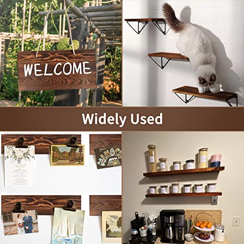 3Pack Unfinished Wood Rectangles Thick Heavy Carbonized Paulownia Wood Art Boards Blank Wooden Chipboard for Wall Shelf DIY Crafts Home Decorations KeaJuidy