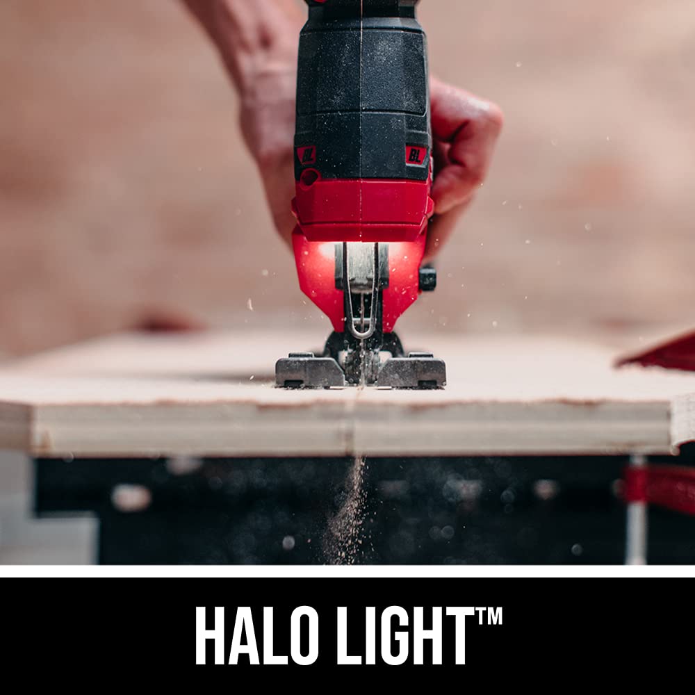 SKIL PWR CORE 12 Brushless 12V Compact Jigsaw Kit Includes 2.0Ah Battery and PWR JUMP Charger - JS5833A-10 Skil