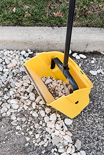 Quickie Debris Dustpan with Handle, Jumbo Debris Pan Quickie