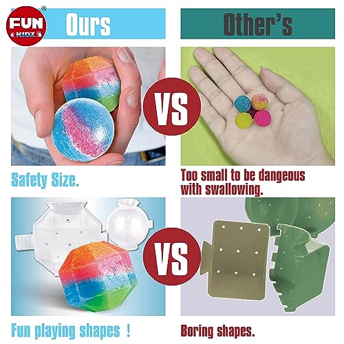 Big Bouncy Ball Kit, FunKidz Kids DIY Ultimate Magic Bouncy Ball Making Kit Science Craft Projects Birthday Party Activity for Boys Girls Ages 6-12 FUN KIDZ