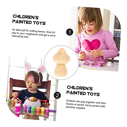 COHEALI 30 Pcs DIY Wooden Ornaments Peg Doll Family Wooden People Unpainted Wooden Figurines Peg Doll Wood Bodies Unfinished Wooden Pegs Nativity COHEALI