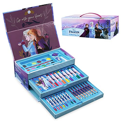 Disney Art Set, Frozen Colouring Sets for Children with Over 40 Art Supplies