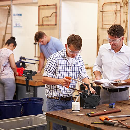 Table Vise, 2 in 1 Bench Vise Universal Rotate 360° Work Clamp-On Vise,Table Vice With Multifunctional Jaw and Quick Adjustment Button for ZTUKOMN