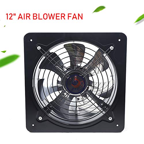 12 Inch Explosion-Proof Fan - Industrial Ventilation Extractor Fan Spray Booth Paint Fumes Exhaust Flow Axial Fan,125W High Velocity Utility Air REBaiYU