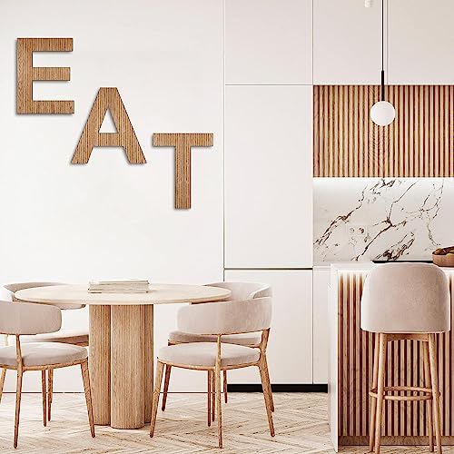 12 inch Large Blank Wooden Letters Unfinished Wooden Letters Wooden Board Sign for DIY Craft Projects for Walls Decor, Party, Birthday,Wedding Lnhiya