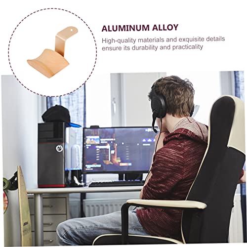 SUPVOX 1 Pc Solid Wood Headphone Stand Desk Headset Holder Headset Rack Headphones Holder Headphone Rack Headphone Hanger Storage Rack Headphone SUPVOX