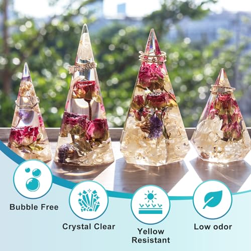 LET'S RESIN EPOXY RESIN Fast Cure Resin Epoxy for Jewelry,1 Gallon Quick Dry Resin-4 Hours Demold,Crystal Clear & Bubble Free Casting Resin for LET'S RESIN EPOXY RESIN