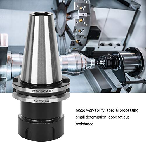 CAT40-ER32 2.76inch Precision Tool Holder, Mill Holder CNC Machining Collet Chuck Pull Stud for CNC Milling Engraving Hyuduo