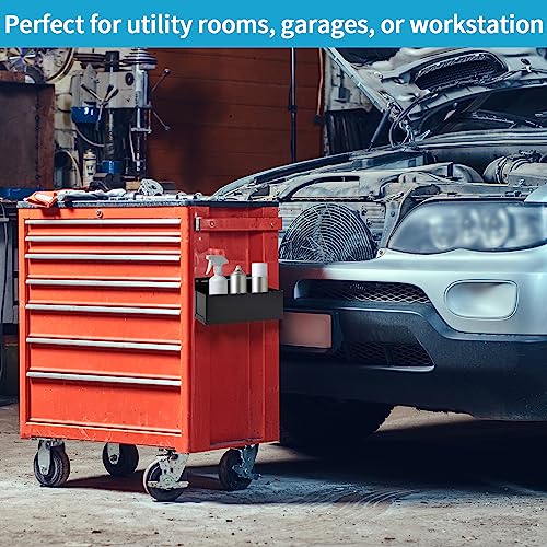 Rechabite Magnetic Aerosol Spray Can Holder, Magnet Toolbox Bottle Holder, Tool Box Storage Rack for Garage and Home, Craft Workspace, Mechanic Paint Rechabite