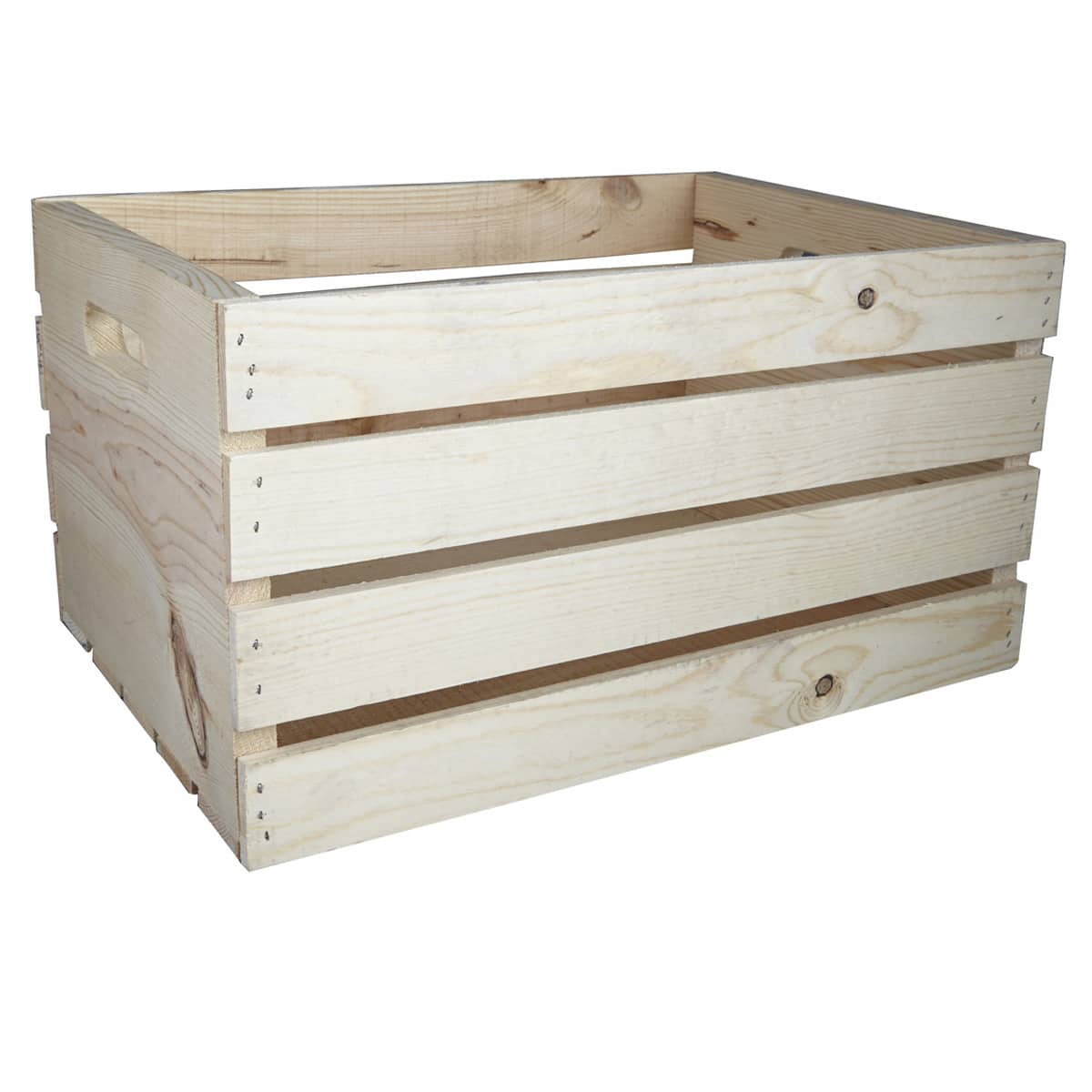 Large Wooden Crates by Make Market - Unfinished Wood Crate for Storage, Decorative Display, Arts & Crafts, Made of 100% Wood - Bulk 12 Pack Make Market